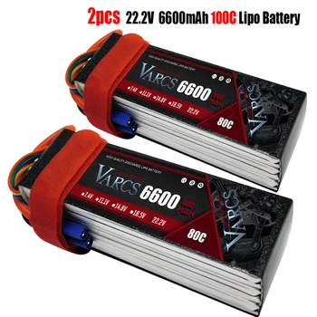 Lipo батерии VARCS 7,4 от 7.6 НА 11,1 В 15,2 от 14,8 НА 22,2 В 2S 3S 4S-6S 6600 mah 5200 mah 6500 ма 6200 mah 6750 ма 8000 7000 ма ма