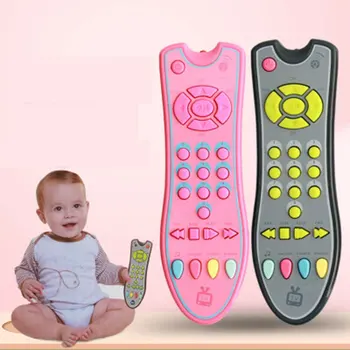 Детски играчки Музика от мобилен телефон дистанционното управление на телевизор играчки за ранно развитие на Електрически цифри машина за дистанционно обучение играчка, подарък за дете