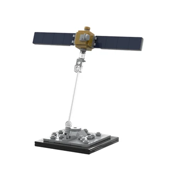Космически кораб от серията Space, тест за пренасочване на двоен астероид, стрела, набор от градивни елементи, сателитна телевизия, сонда, кола, тухлена модел, е детска играчка,