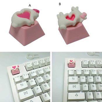 Механична клавиатура Keycap Оригинален PBT Keycap OEM Профил R4 Височина Сладко сърце