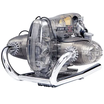 1/3 Модел на двигателя на Подвижна събрание имитируемого мотоциклет Мини двигател Комплекти за сглобяване направи си САМ играчка
