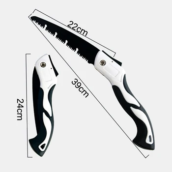 1 бр. сгъваем трион 390-630 мм стомана SK5 японски нож за рязане на градина, за рязане на дървесина на открито, ножовка за ръце, части за басейни