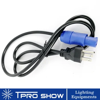 10 бр., кабел Powercon, штепсельная вилица ЕС, захранващ кабел за преместване на светлина, led номинална вилица, тел PowerCon, свързващ диджейское обзавеждане и съединители за компютър