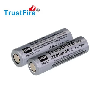 10 бр./лот TrustFire IMR 18650 2200 mah 35A 3,7 НА Батерия с Висок Разряд на Акумулаторни Литиеви Батерии Клетка За Фенери Факли