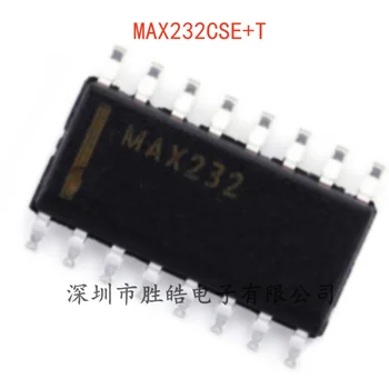 (10 бр) НОВ MAX232CSE + T MAX232 RS232 Чип радиоприемник SOIC-16 MAX232CSE + T Интегрална схема