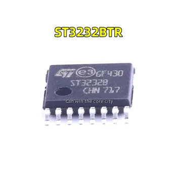 10 броя ST3232BTR Screscreen ST3232B линия на водача и приемник в опаковка TSSOP16 истински оригинал