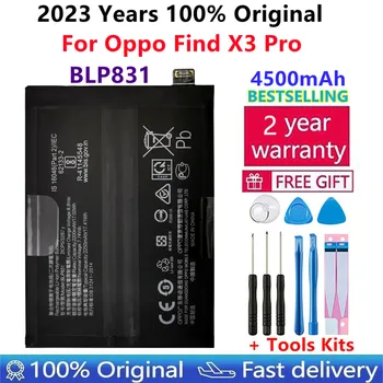 100% Оригинален от висок Клас Батерия за телефона BLP831 4500 mah За Oppo Find X3 Pro X3Pro CPH2173 PEEM00 Bateria
