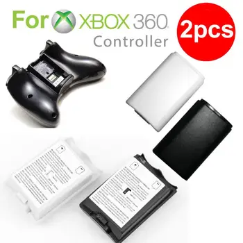 2 бр. калъф за отделението за батерията за Xbox 360 притежателя на безжичния контролер Част на корпуса на джойстика Резервни части игри аксесоар