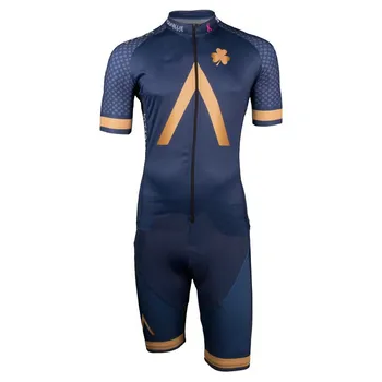 2018 AQUA BLUE TEAM Skinsuit Боди Летни комплекти Джърси за колоезденето МТВ Велосипед велосипедна облекло МТБ Maillot Ropa Ciclismo
