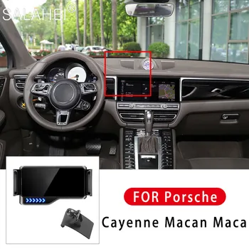 2021 Гореща Продажба на Притежателя на мобилен Телефон За Электромобиля Porsche Cayenne Mancan Maca Air Vent Клип Mount 360 Завъртане-сензор за Автоматично
