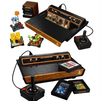2023 Нов 63300 Atari 60234 Конзола за Видео Компютърна Система Икони Модел Градивни елементи за Детски Подарък Събрание Набор от Тухли Играчка
