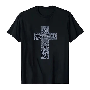 2023 Черен топ, Ежедневна мода памучен тениска, Лятна тениска мъжка тениска голям размер, Ретро принт, Cartoony Кръста на Исус Христос