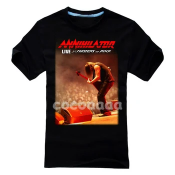 9 Вида Annihilator Rock Live Show Брандираната Риза 3D Mma Фитнес Хардрок Хеви-Метъл 100%Памук Траш-Рокер Градинска Дрехи По Поръчка