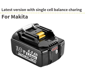 BL1860 6000 mah Литиево-йонна Акумулаторна батерия за makita 18 В BL1830 BL1840 BL1850 BL1860B LXT 400 Батерия
