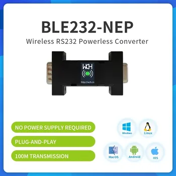BLE232-NEP Безжичен RS232 COM-порт, сериен датчиците без храна CH9140, 3-пинов 9-пинов кабел DB9