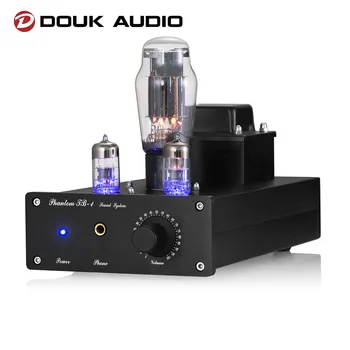 Douk Аудио стерео вакуум клиенти усилвател за слушалки Чист клас Домашен настолен стереоусилитель за слушалки Hi-Fi