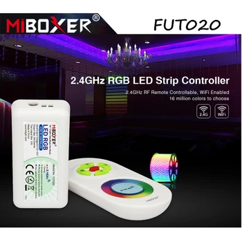Miboxer FUT020 FUT021 FUT022 FUT025 FUT027 FUT028 Контролер led Лента Сензорен екран RGB RGBW Двоен Бял Одноцветный led Димер 2,4 Ghz