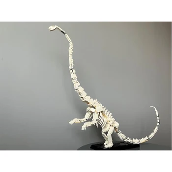 MOC 1:22 Динозавър Зауропод Барозавр Скелет на Събраните Строителни Блокове Играчка Тухла Детски Образователни Празнични Подаръци 21320