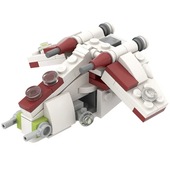 MOC Строителни Блокове Micro Republic Боен Кораб Модел DIY Космически Войни Тухли Забавни Играчки Juguetes За Деца, Подарък За Рожден Ден
