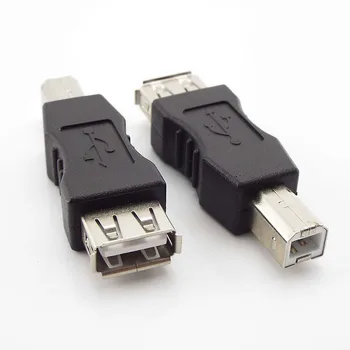 USB 2.0 Тип A жена към тип B мъжки конвертор Конектор на Дребно порт адаптер за USB принтер с Висока скорост на печат