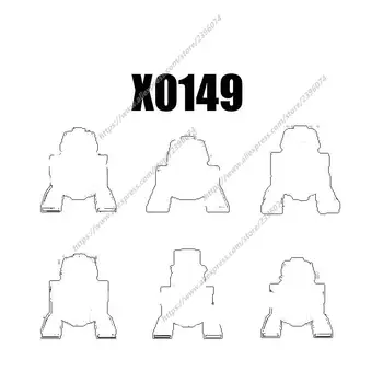 X0149 Фигурки на героите Аксесоари за филми Строителни Блокове Тухли играчки XH525 XH526 XH527 XH528 XH529 XH530