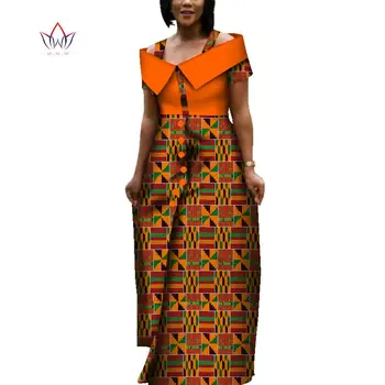 Безплатна доставка, рокли с принтом в африканския стил, обличам-прашка Басейн Riche, традиционно облекло на Африка, дълга вечерна рокля дашики, WY3725