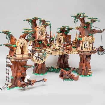 В наличност The Ewok Village 1990 БР Междузвездни Строителни Блокове Тухли От 10 236 Образователни Модели Играчки За Деца На рождения Ден на Коледни Подаръци