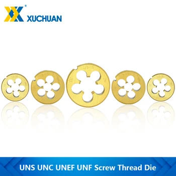 Вита матрицата UNS UNC UNEF UNF едностранна машинно матрицата Метални инструменти за нарязване на резба с титанов щанга с покритие