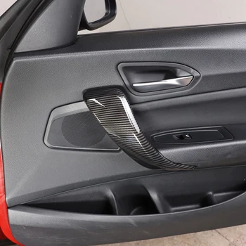 За BMW 1 2 Series F20 F21 F22 F23 2012-2018 Вътрешна Врата копчето на Колата Защитна Рамка Капак ABS Въглеродни Влакна Аксесоари За Интериора