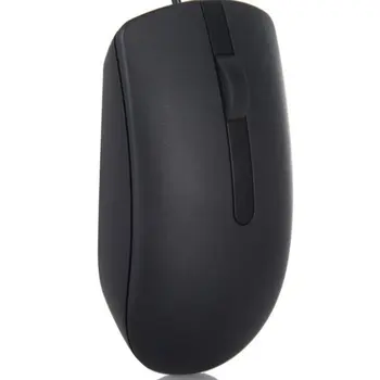 За компютъра Dell116 Ms116 черен лаптоп с точно позициониране, пластмасов офис мишка с интерфейс USB