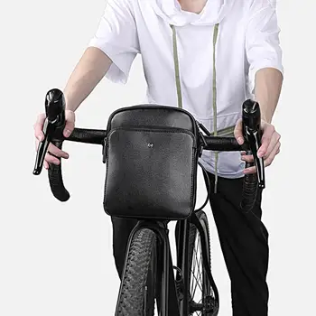 Колоездене, чанти, кошници, 4Л, преносима чанта на волана, голямо голям водоустойчива чанта на предната част на рамката с цип, аксесоари за велосипед