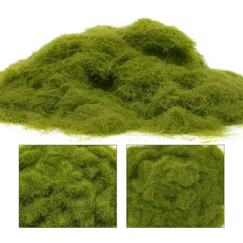 Найлон модел на изкуствена трева на Прах за тревата билки Зелен пейзаж 30 г 3 мм найлонов прах за билки Моделиране Хоби Занаят Аксесоар