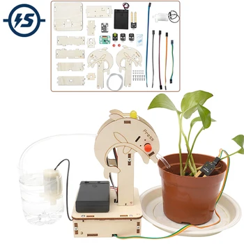 Направи си сам интелигентна електронна Автоматична система за поливане на цветя, научен експеримент, проектната практика, модул сензор за влажност на