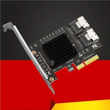 НОВ PCIe за Mini SAS 8087 8 Порта SATA 3,0 6 gbps SSD Адаптер PCI-E PCI Express X4 Контролер Такса за Разширяване на Странично за Майнинга Чиа