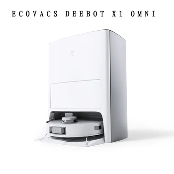 Оригинален ECOVACS DEEBOT X1 OMNI Напълно Умен Робот Подметальная Въже Самопочистващ Прахосмукачка Интелигентни AI Пречистване на Прах Автоматично Изпразване