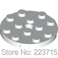 * Плоча 2x2 кръгла с дупка * 20 бр. САМ enlighten block brick, детайл № 60474, Съвместима с други национални отбори частици