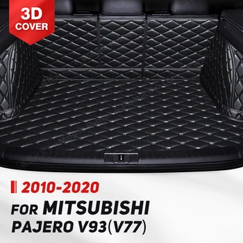 Подложка за багажник с пълно покритие За Mitsubishi Pajero V93 (V77) 7-МЕСТЕН 2010-2020 19 18 17 16 Автомобилен Подложка, За защита на купето Аксесоари