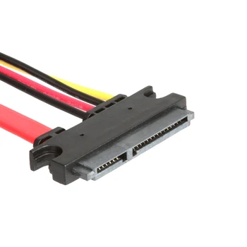 Разход на 15-пинов и 7-пинови кабели за предаване на данни SATA, захранващ кабел, кабел SATA, конвертор, захранващ адаптер