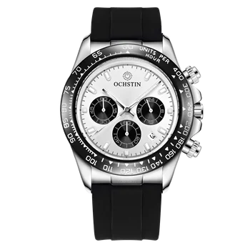 С марката OCHSTIN Di Tong Вземете кварцов часовник от серията Panda Eye с многофункционален хронометражом в секунди, силикагел с мъжки часовник