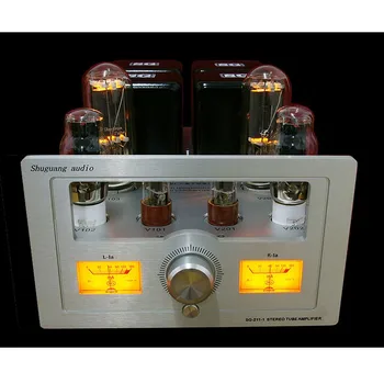 Стереотрубный усилвател TZT Shuguang Audio SG-211-1 Одноконтурный Клиенти усилвател клас А В Събирането на Мощност 15 W + 15 W