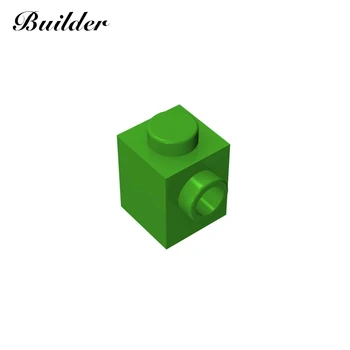 Строителни Блокове 87087 Brick Special 1x1 с Нитове с 1 ръка 10 бр. Детайли САМ Технологична Обемна Модел Играчки, Съвместими с Основната Марка на