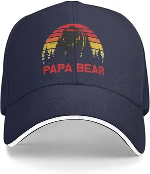 Татко Мечка Мъжка шапка за татко Дамски бейзболна шапка Шапка на шофьор на камион ковбойская шапка бейзболна шапка за татко