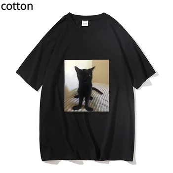 Тениска Big Foot Jinx, черна тениска с шарени, забавни мъжки и дамски ризи, памучни блузи, пролетно новост, тениска с кръгло деколте и къс ръкав