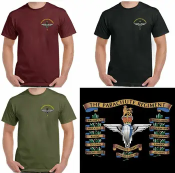 Тениска парашутисти полк мъже 1 2 3 4 Para Reg Бойни отличия парашутисти