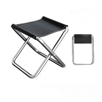 Уличен портативен сгъваем стол за пикник, къмпинг, мини-пейка за съхранение, стол за риболов, ultralight столче за пони