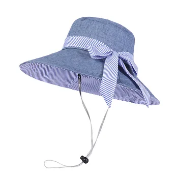 Шапка дамски Лятна Солнцезащитная шапка с широка периферия Плажен аксесоар за отдих на открито, планинско Катерене и Туризъм
